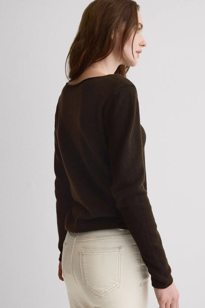 100% Cashmere Long Sleeve Top