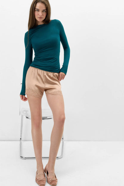 Boat Neck Modal Cashmere Ultralight Top