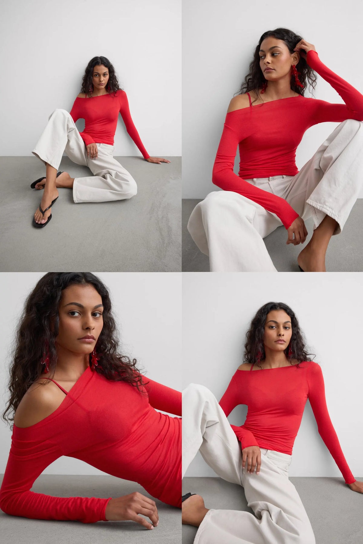 Boat Neck Modal Cashmere Ultralight Top